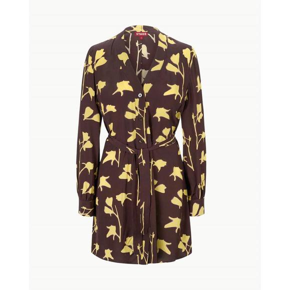 NEW STAUD babs dress in earth pressed floral - Picture 5 of 5